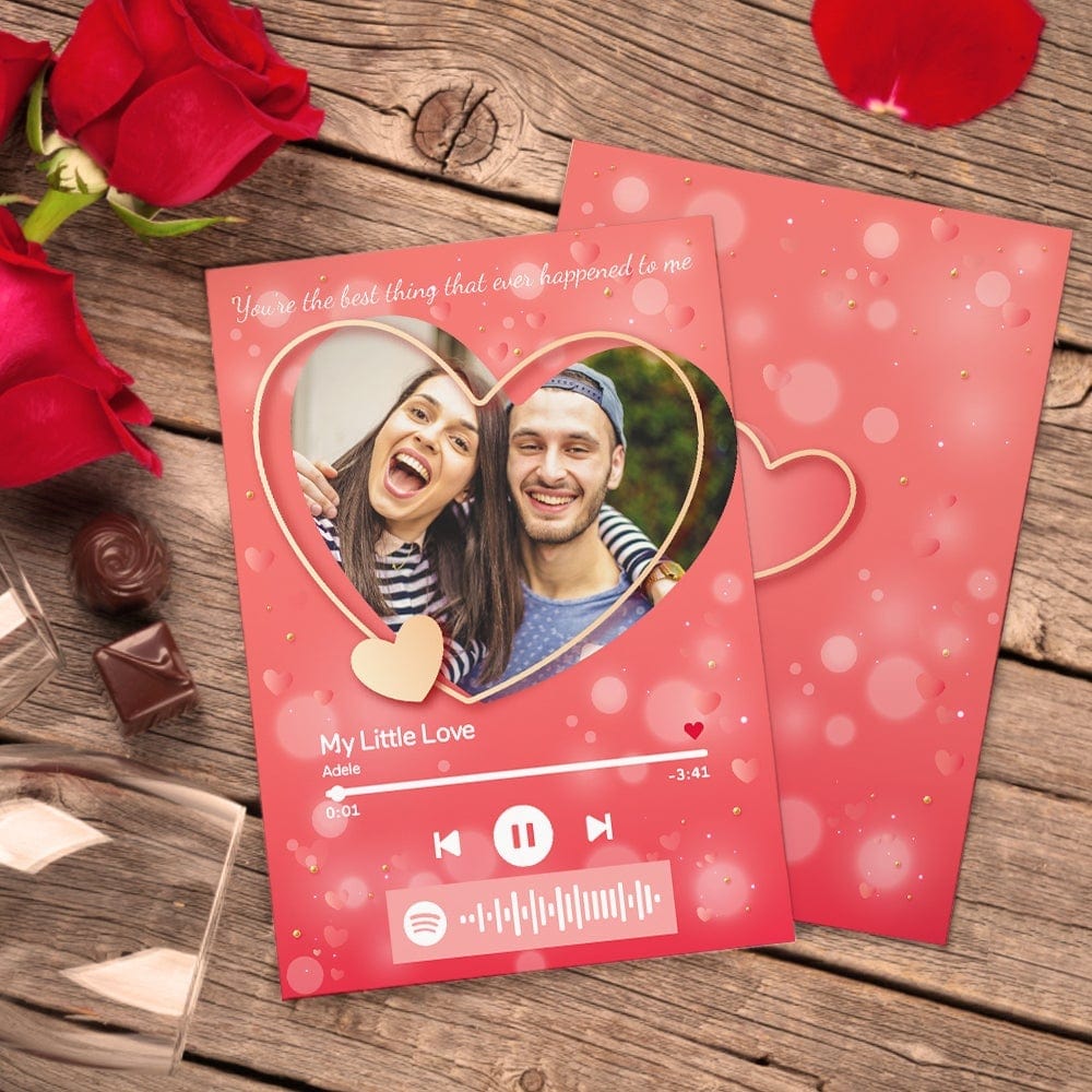 Custom Greeting Cards Valentine Spotify Code Music Greeting Cards Vale – GiftLab